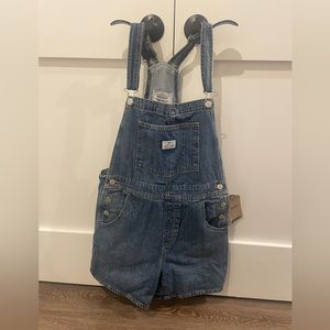 Levi’s overall shorts